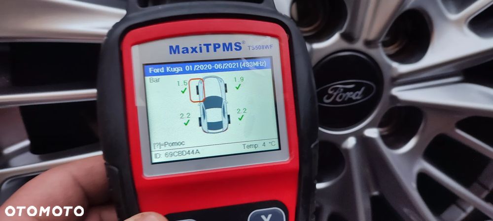 Koła Zimowe Felgi Aluminiowe Oryg. Ford Kuga 18 Cali 5x108 Et50  Michelin 225/60/18 2020r Ideał - 16