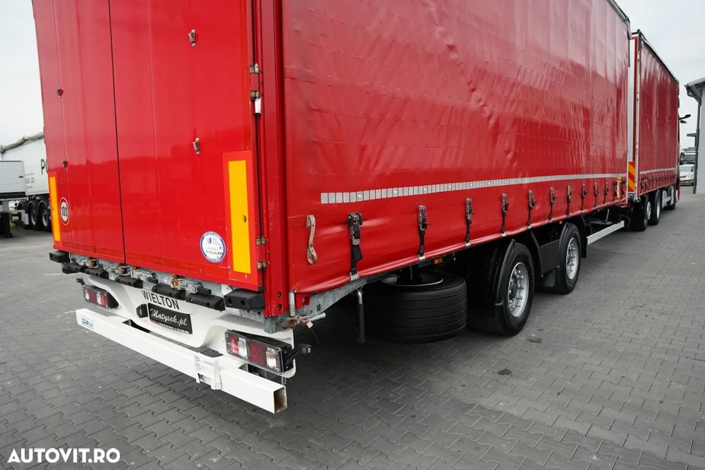 Mercedes-Benz ACTROS 2545 / TANDEM COMBINAT 120 M3 / TRANSIT / 6x2 / PUNTE RIDICATĂ / BIG SPACE / WIELTON / 2021 - 12