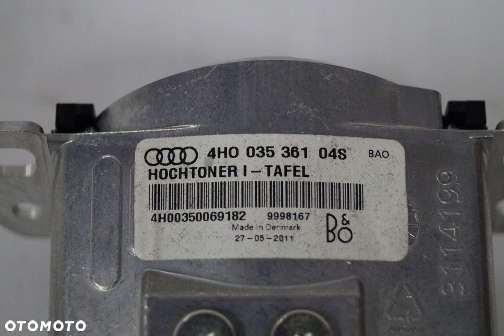 audi a8 s8 4h d4 głośnik deski bang olufsen 4h0035361 - 2