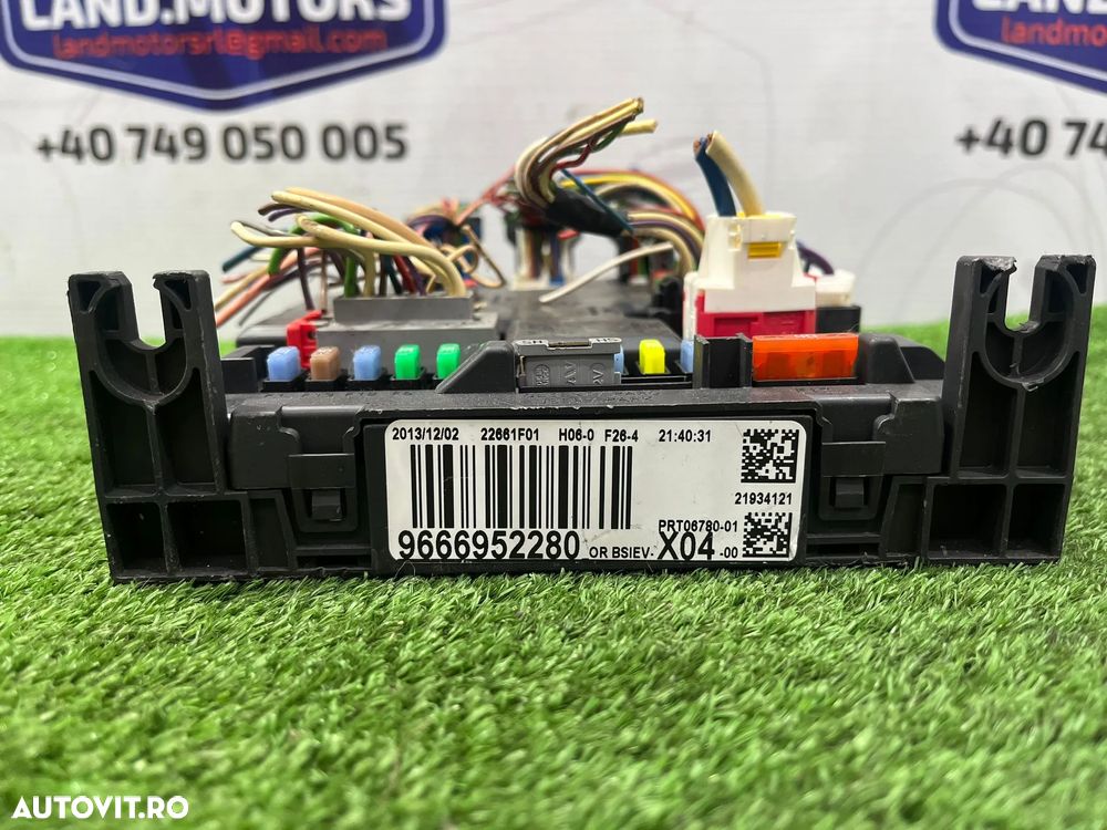 PANOU SIGURANTE MODUL CALCULATOR BSI CITROEN DS3 1.6 DIESEL 2014 COD OEM 9666952280 22661F01 2009-2016 - 5