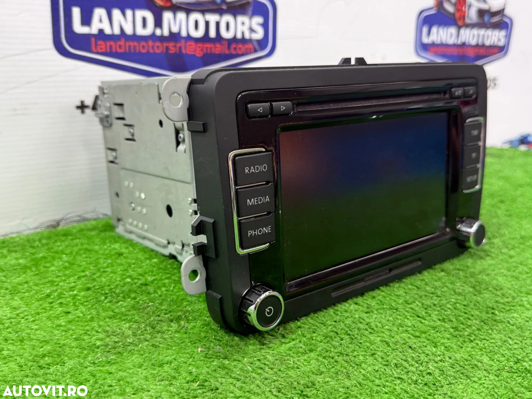 DISPLAY NAVI / ECRAN MEDIA RADIO CD SKODA SUPERB II Combi 2010 2.0 DIESEL COD OEM 3T0035156B BP-648259360 2008-2015 - 3