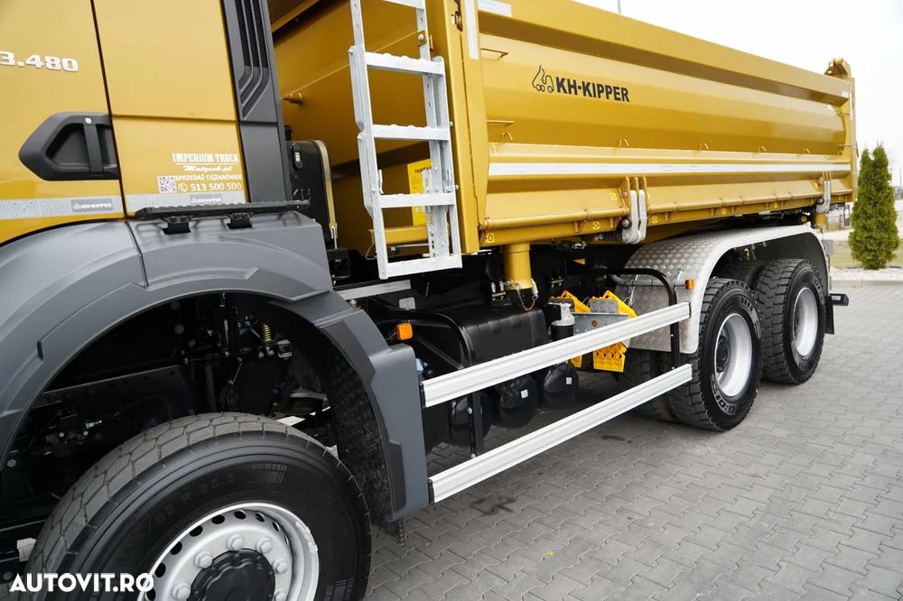 MAN TGS 33.480 / 6X6 / BASCULATOR 3 LATE / BORDMATIC / HYDROBRA / KH KIPPER / AUTOMAT / NOU / DISPONIBIL IMEDIAT / - 21