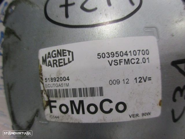 Modulo 51892004 503950410700 FORD KA 2 2012 1.2I 70CV 3P CINZA Módulo Da Direção - 3