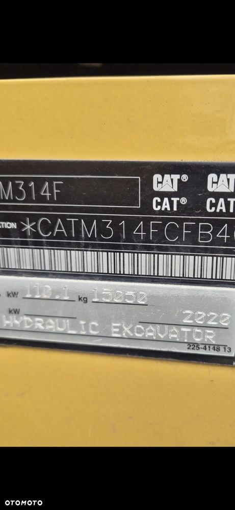 Caterpillar M314F CAT 315 316 318 ROK 2020 3300h!! - 2