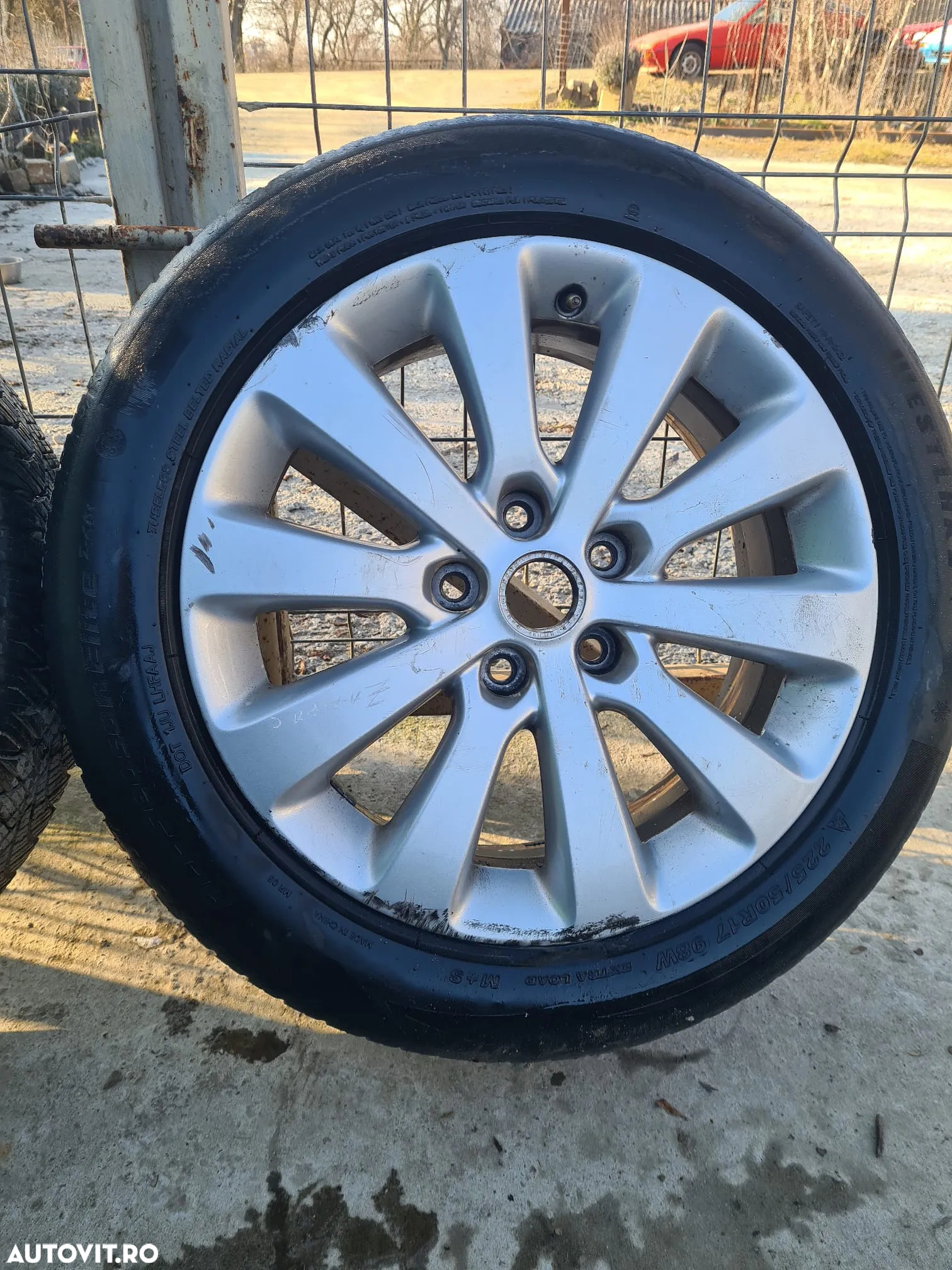 Janta aluminiu de rezerva  cu cauciuc 5×115 Opel Zafira C ,225/50/17 - 7