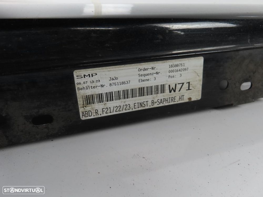 Embaladeira Plástico Direito Usado / Original BMW 1 (F21)/BMW 2 Coupe (F22, F87)... - 4