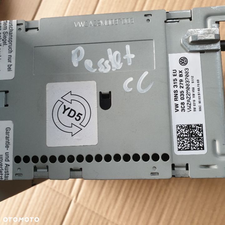 VW PASSAT CC RADIO NAWIGACJA 3C8035279BX  12R - 2