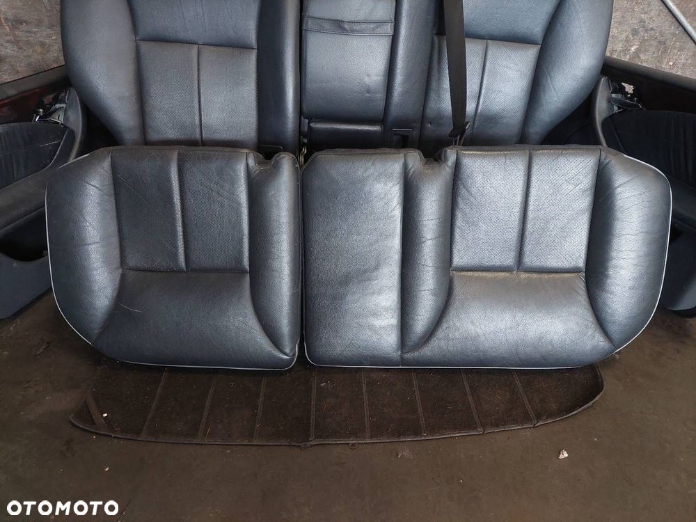 FOTELE KOMPLET LEWY PRAWY KANAPA TYŁ + BOCZKI MERCEDES W210 E KLASA KOMBI - 6