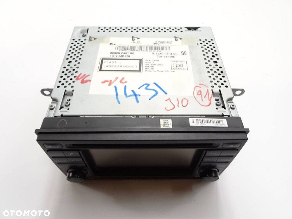 radio cd nissan qashqai j10 lift 10-13 r. - 2