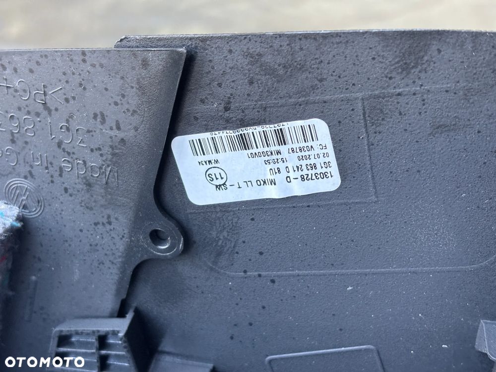 Vw Passat B8 tunel środkowy podłokietnik 3G1863241D - 6