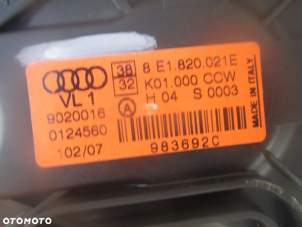wentylator Dmuchawy Audi A4 B7 Valeo Europa 8E1820021E 983692C - 2