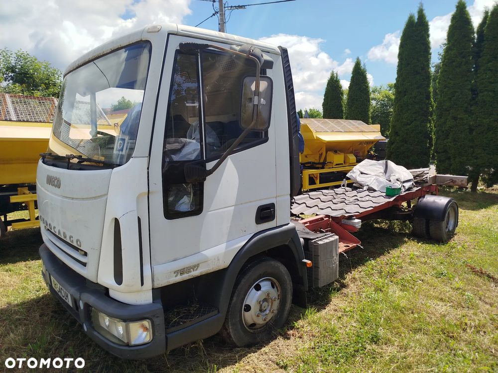Iveco Eurocargo 75e17 Tector Niski przebieg rama laweta zwyżka wywrotka podnośnik koszowy - 8