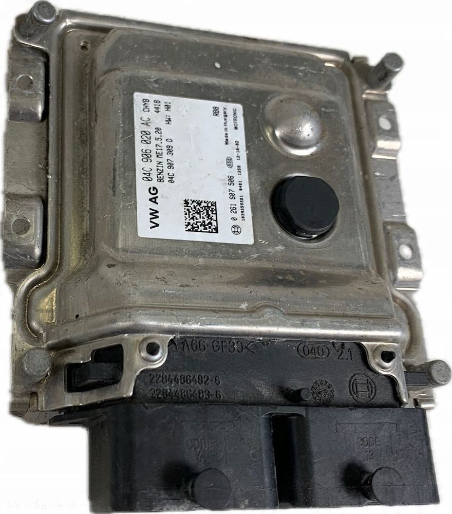 SKODA CITIGO VW UP MODUŁ STEROWNIK KOMPUTER SILNIKA 1.0 FSi 04C906020AC - 10
