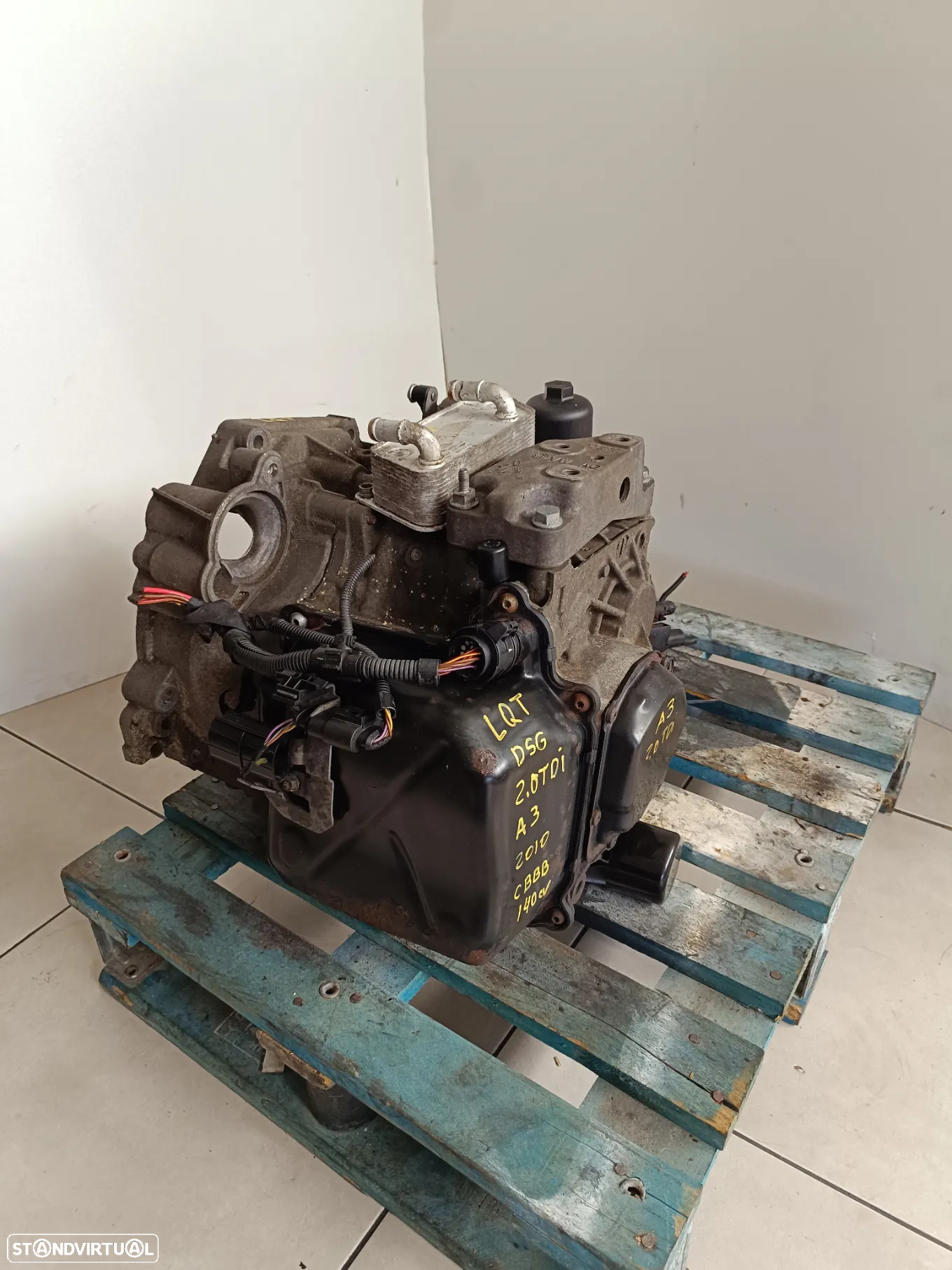 Motor Audi A3 2.0TDI 170cv CBB caixa 6v DSG 6 v automatica DSG LQT - 11