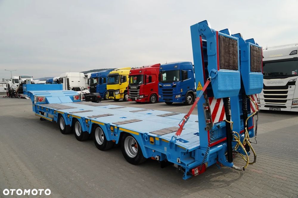 Inny KOMODO / KMD4 / NACZEPA LAWETA / NISKOPODWOZIE / OSIE SKRĘTNE / OŚ PODNOSZONA / NAJAZDY HYDRAULICZNE / - 5