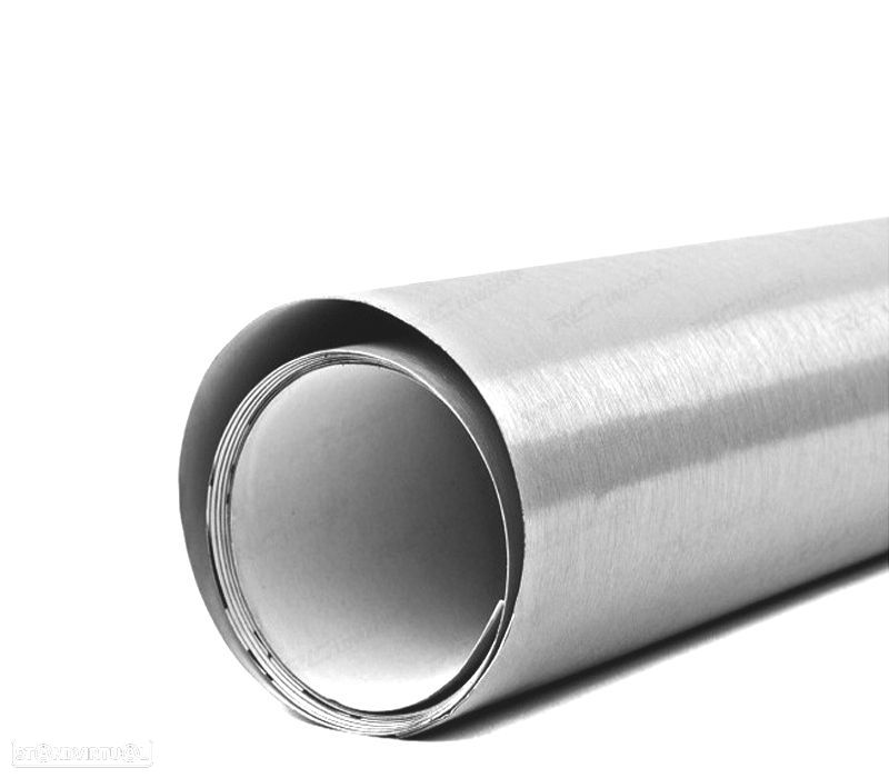 ROLO DE PELICULA TIPO ALUMINIO ESCOVADO - 1