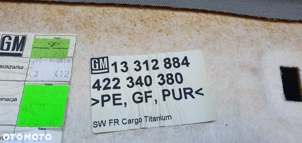 Tapicerka podsufitka sufit Opel Insignia A Kombi - 8