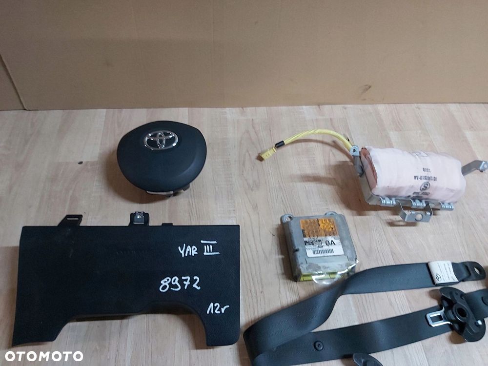 Toyota Yaris III PODUSZKA AIR BAG kierowcy deska napinacz pas przód - 2