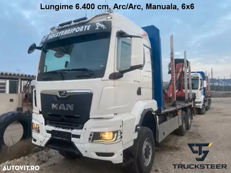 MAN TGS 33.510 | Euro 6d | Retarder | 6x6 | Manuala | Macara Penz 15Z - 1