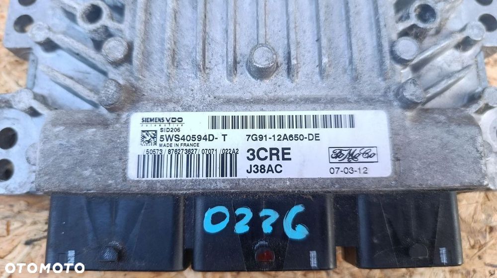STEROWNIK SILNIKA KOMPUTER FORD S-MAX I 2.0 TDCI 7G91-12A650-DE - 2
