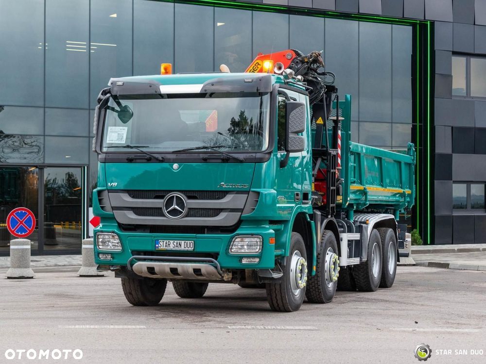 Mercedes-Benz ACTROS 4151 8x4 Palfinger PK 30002 K  HDS Żuraw Wywrotka - 8