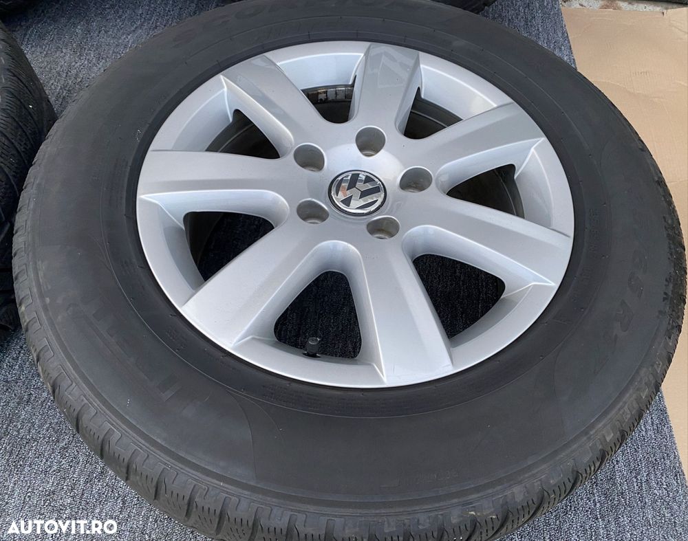 Jante De Aliaj 17” 5 x 130+Vw Touareg+Cauciucuri Iarna 235-65-17'' M+S - 7