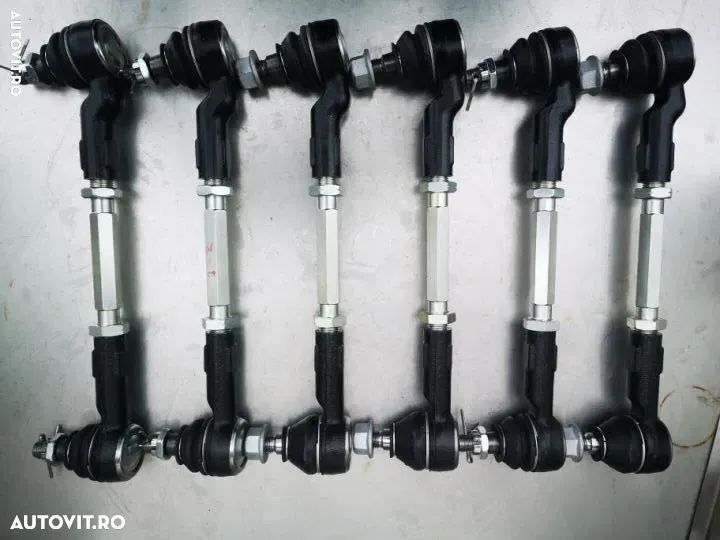 Nissan Cabstar E 2003-2006 articulatie cap bară directie M16 cu M12 pivoți bucse silent, antiruliu - 1