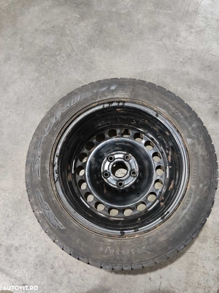 Roata rezerva noua Dunlop 215/55r16 5x112 volkswagen vw - 6