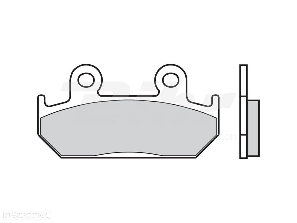 07ho2107 - pastilhas de travão orgânicas brembo 07ho2107 - 1