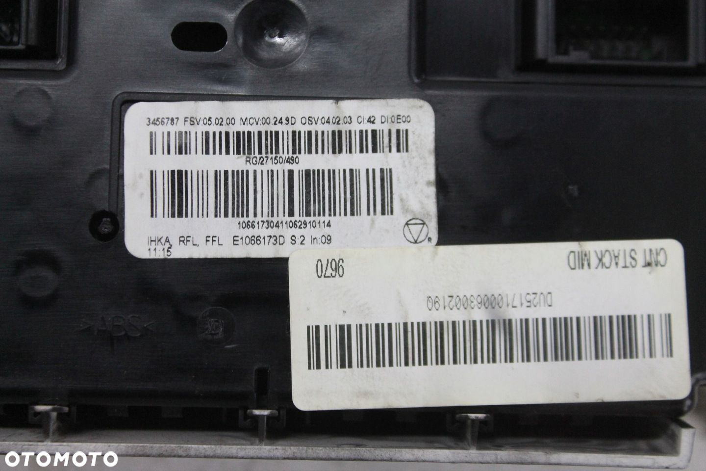 PANEL KLIMATYZACJI 3456787 MINI R56 08-13 - 4