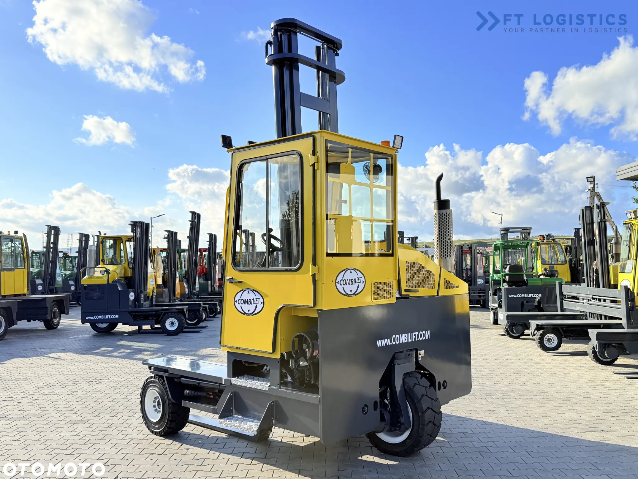Combilift WÓZEK CZTEROKIERUNKOWY - WIELOKIERUNKOWY C5000XL / GAS / DUPLEX 6000MM /JEDYNE 3479 MOTOGODZIN /  PRZESUW WIDEŁ / PEŁNA KABINA / STAN IDEALNY / Szeroka oferta wózków czterokierunkowych i bocznych, dopasowanych do różnorodnych potrzeb i zastosowań - 9