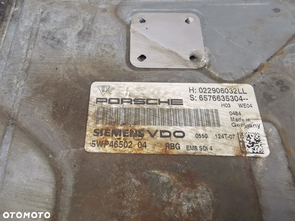 PORSCHE CAYENNE LIFT 07-10R ZESTAW STARTOWY 4.8 V8 ROZRUCHOWY STEROWNIK DO ODPALENIA 3D0909139 B - 4