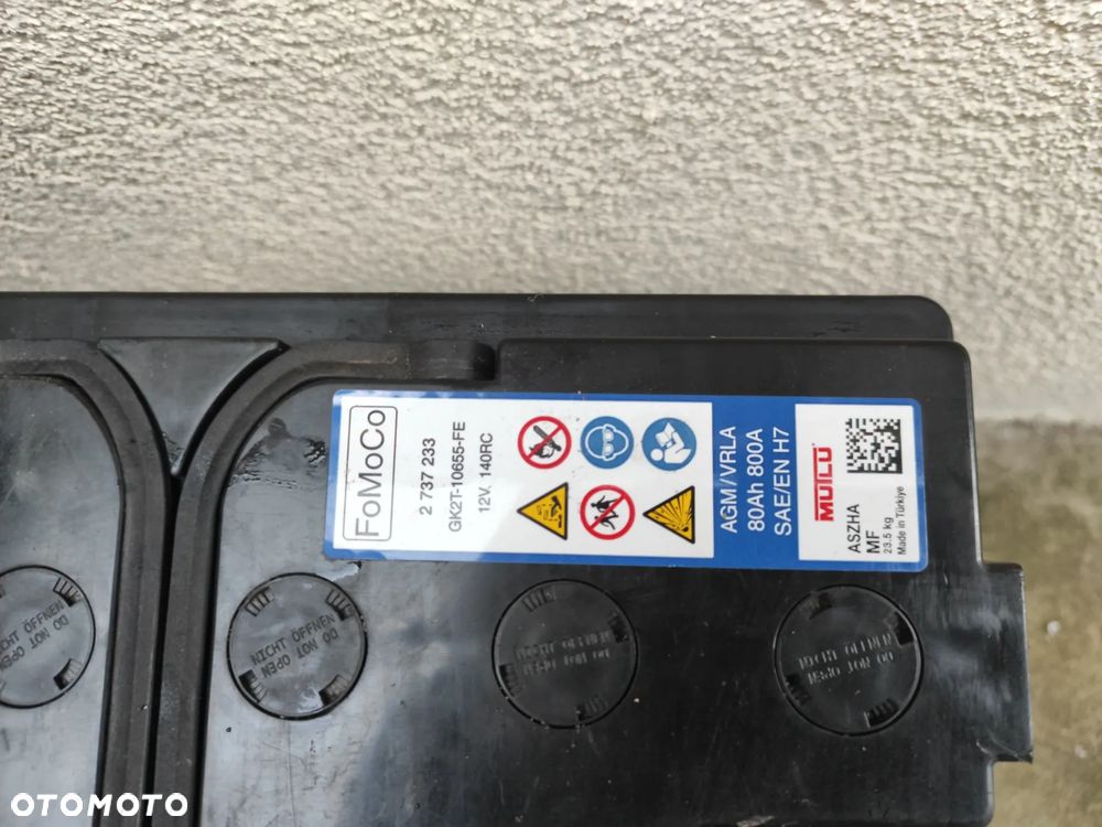Akumulator samochodowy 12V 100Ah 95Ah 120Ah 98Ah 80Ah 75Ah Bosch Ford FoMoCo AGM Sznajder - 7
