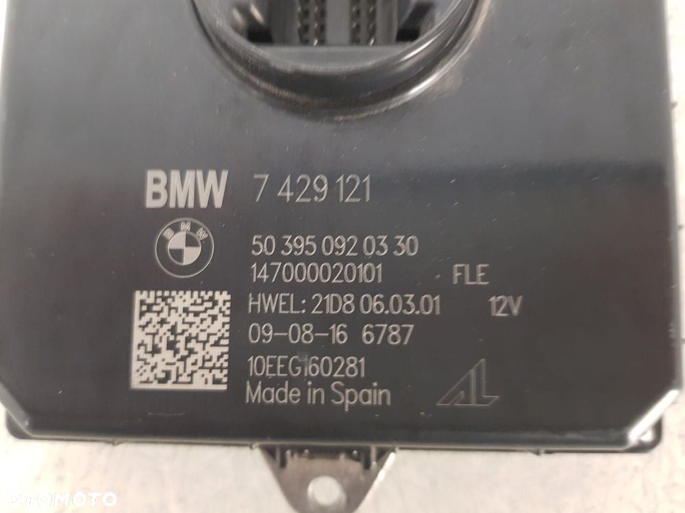 PRZETWORNICA LAMPY MODUŁ LAMPA  STEROWNI KLED BMW 7429121 ORYGINAL - 3