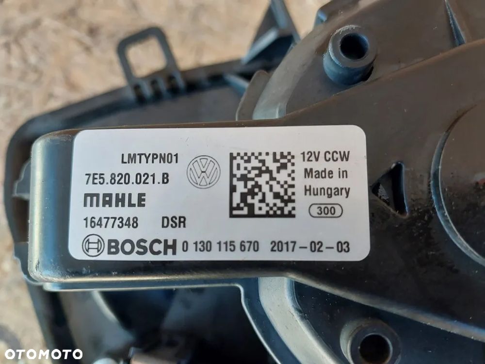 dmuchawa nawiewu wentylator rezystor vw transporter t6 multivan 7e5820021b - 5