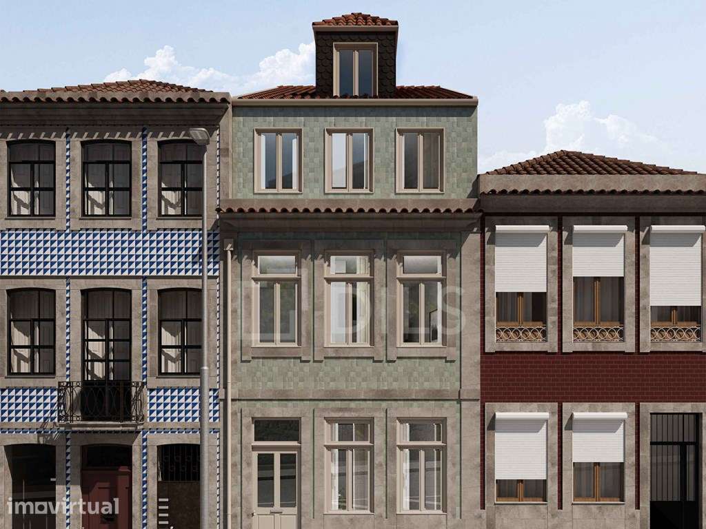 Projeto Boutique com PIP Aprovado para 6 Apartamentos - Lapa - Porto