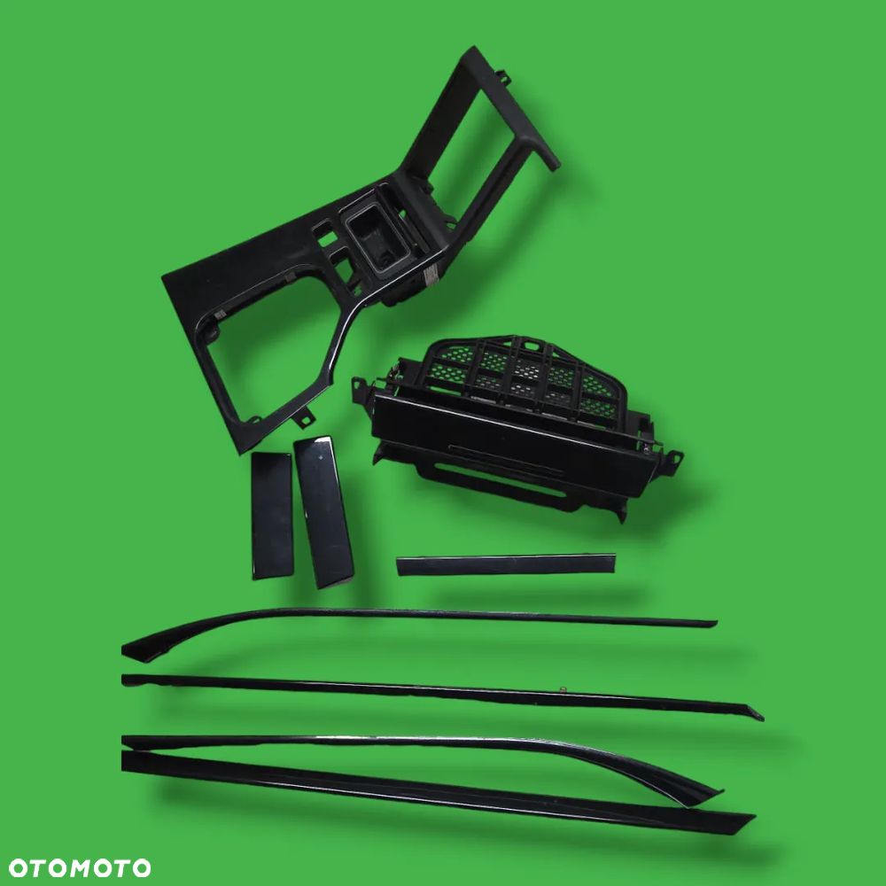 Dekory Bmw e39 lift czarne komplet dekor llistwa gałka ramka - 1