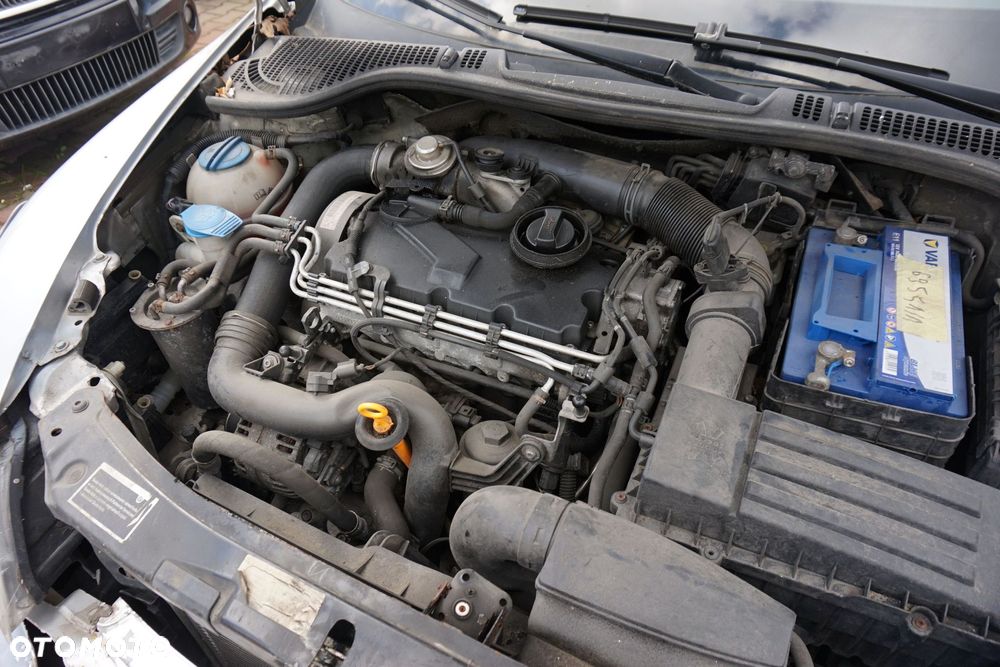 SILNIK KOMPLETNY OCTAVIA II 1Z5 LIFT 1.9 TDI 105KM BXE SKODA 2008-2013 - 2