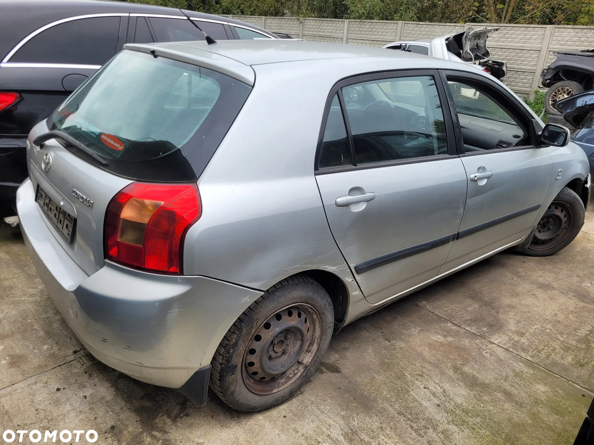 toyota corolla e12 199 maska zderzak lampa grill błotnik drzwi zbiornik paliwa szyba lusterko - 3