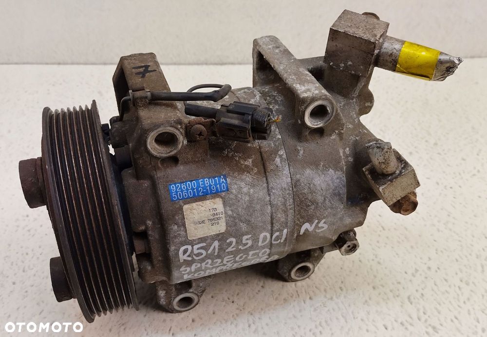 nissan pathfinder r51 navara d40 2.5 dci sprężarka klimatyzacji 92600-eb01a - 5