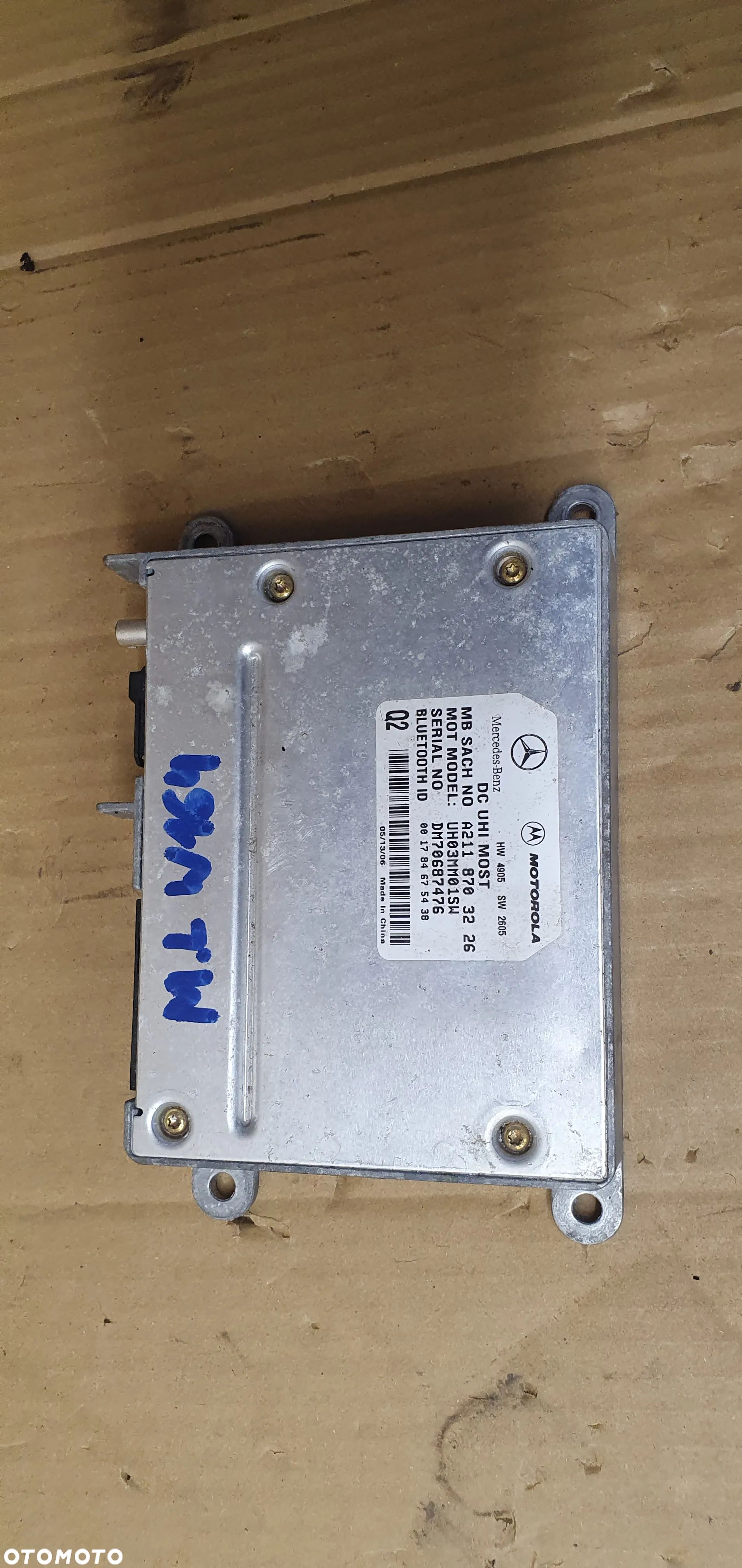 Moduł sterownik bluetooth Mercedes ML W164 A2118703226 - 1