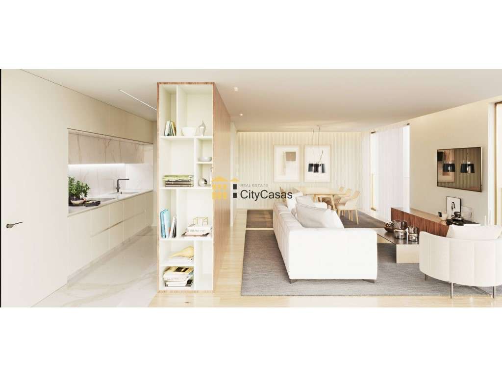 Apartamento T3 Novo | Junto à Praia de Lavadores | Canidelo - Grande imagem: 3/7
