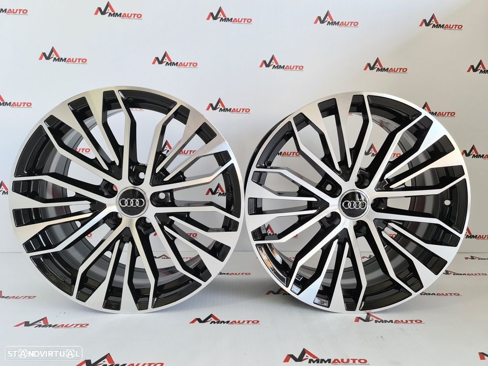 Jantes Look Audi A6 Preto Polido 18 - 1