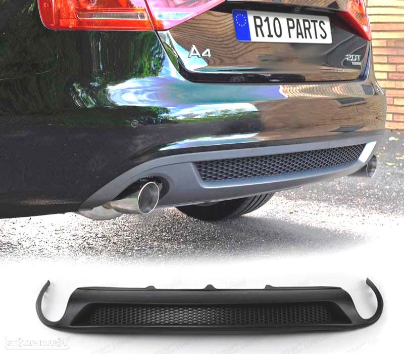DIFUSOR AUDI A4 B8 07-11 LOOK RS - 1