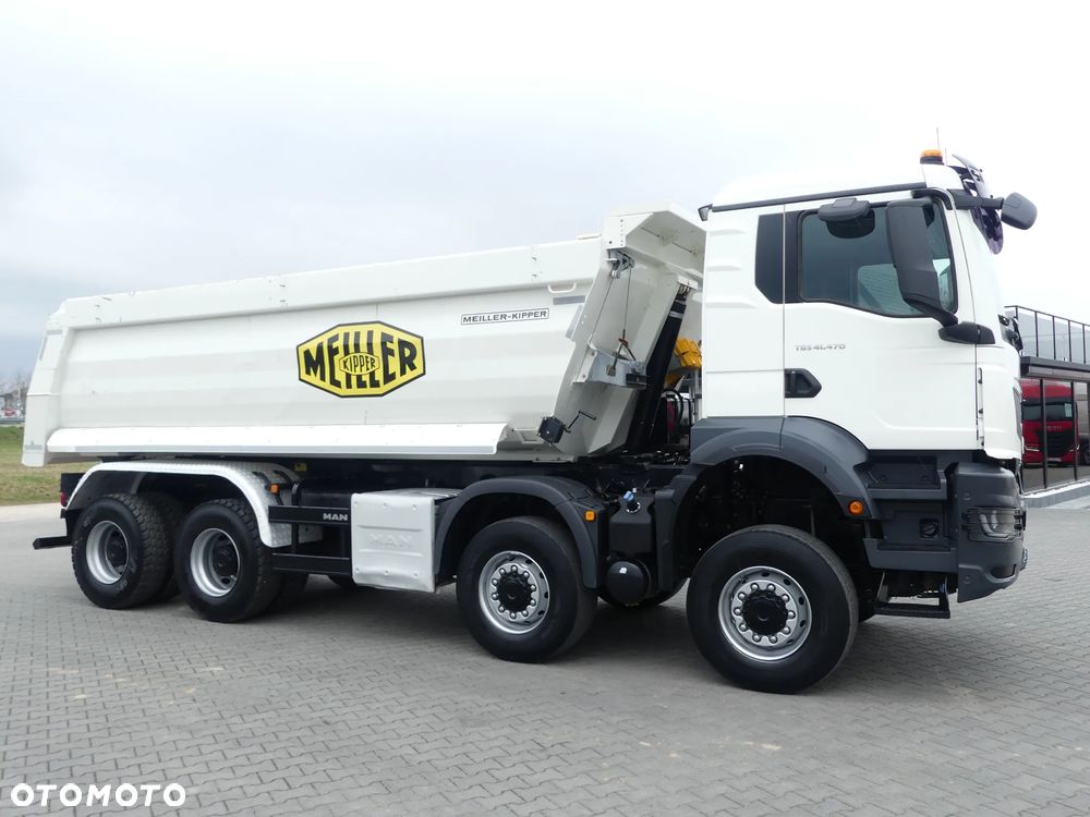 MAN TGS 41.470 / 8x8 / WYWROTKA MEILLER / MANUAL / NISKI PRZEBIEG / - 11