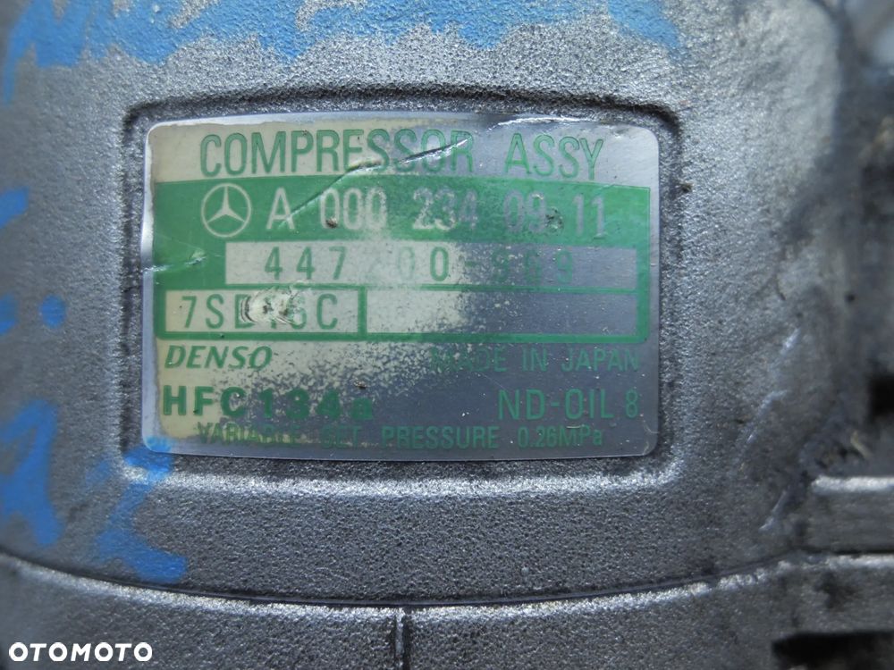 KOMPRESOR KLIMATYZACJI MERCEDES W202 2.2CDI A0002340911 POSIADAM 4 SZTUKI - 6