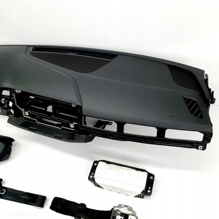 AUDI A4 B9 8W0 DESKA ROZDZIELCZA KONSOLA KOKPIT PULPIT PODUSZKI AIRBAG AIR BAG PASY KIT SET - 3