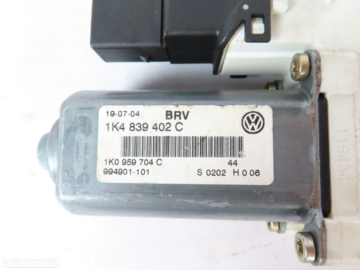 Motor elevador Direito/Trás Seminovo/ Original VW GOLF V (1K1) 1K0959704C / 1K48... - 3