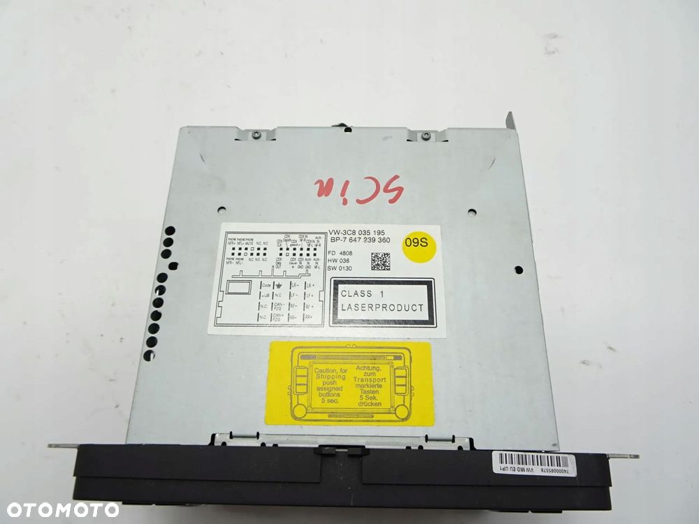 radio cd wieża vw scirocco - 9