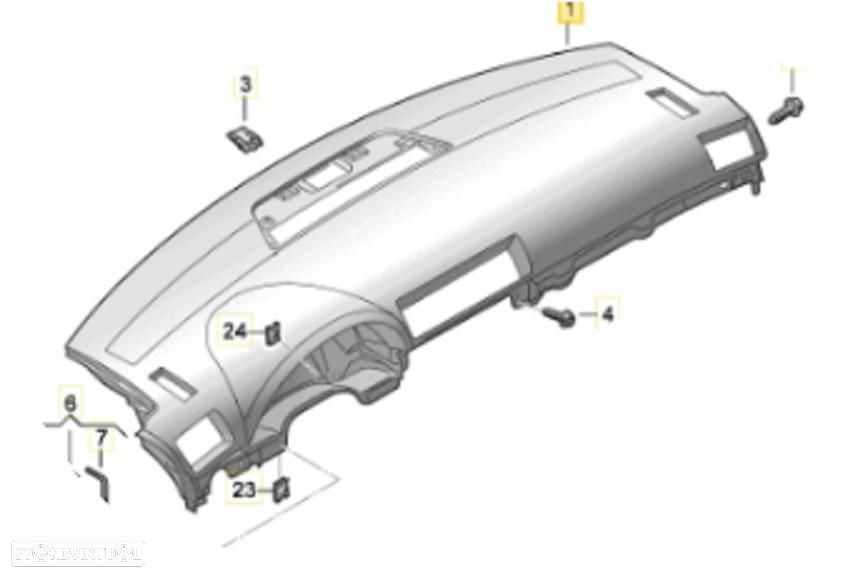 TABLIER AUDI A4 AVANT 8E - 1